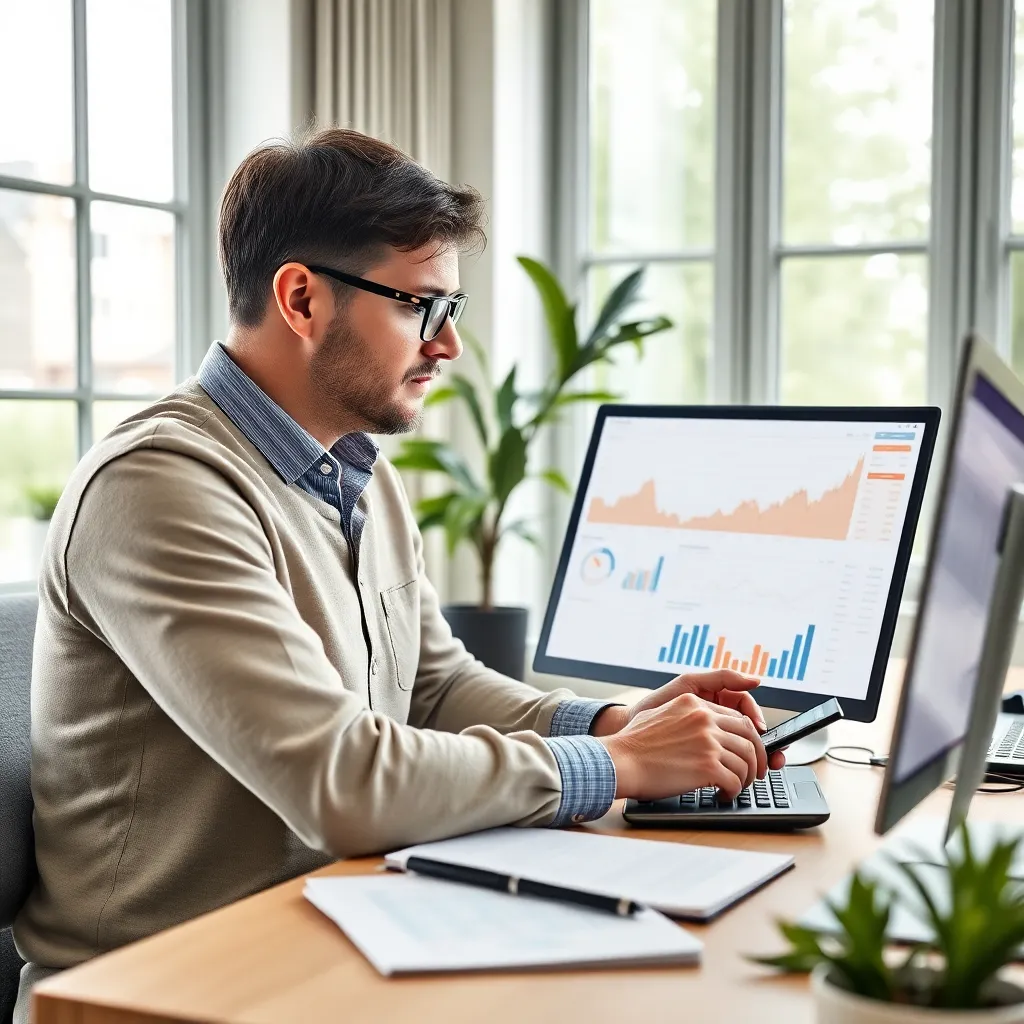 Belastingformulieren en calculator met investeringsoverzicht