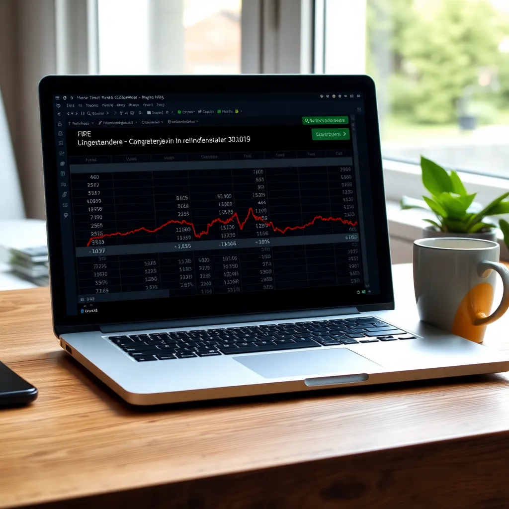 Nederlander die budgetteert op laptop met financiële documenten