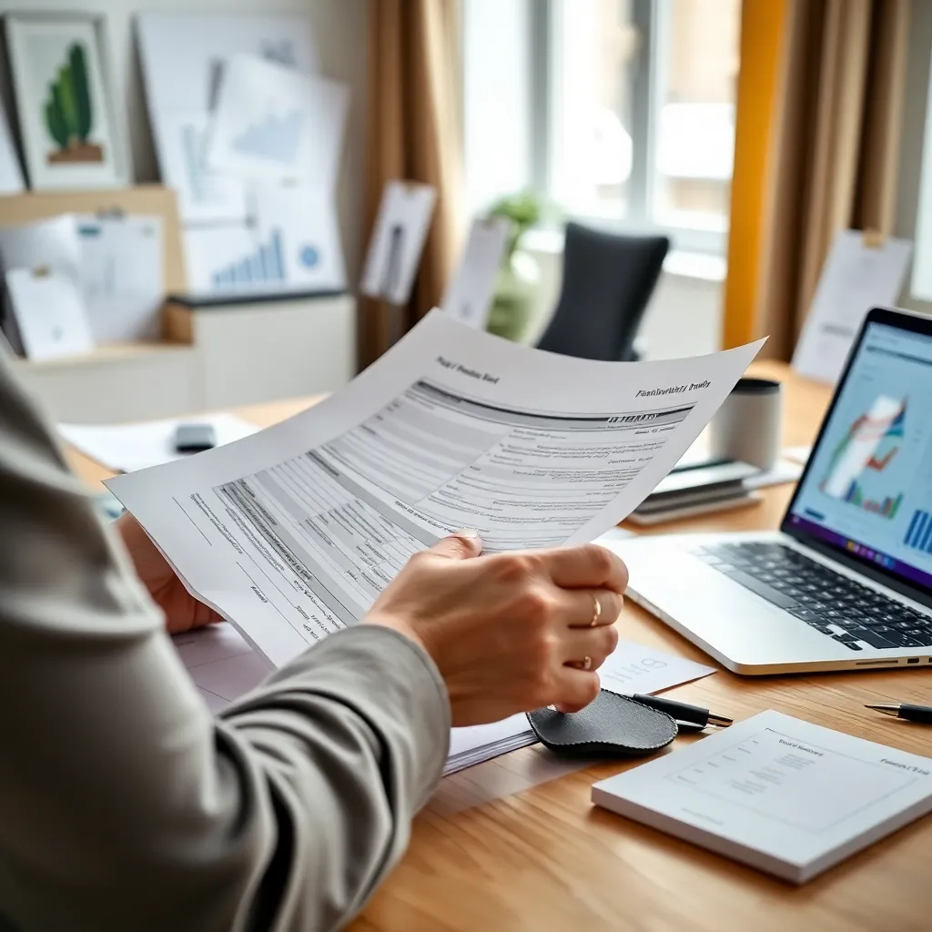 Persoon die FIRE methode financiële strategie bestudeert op laptop